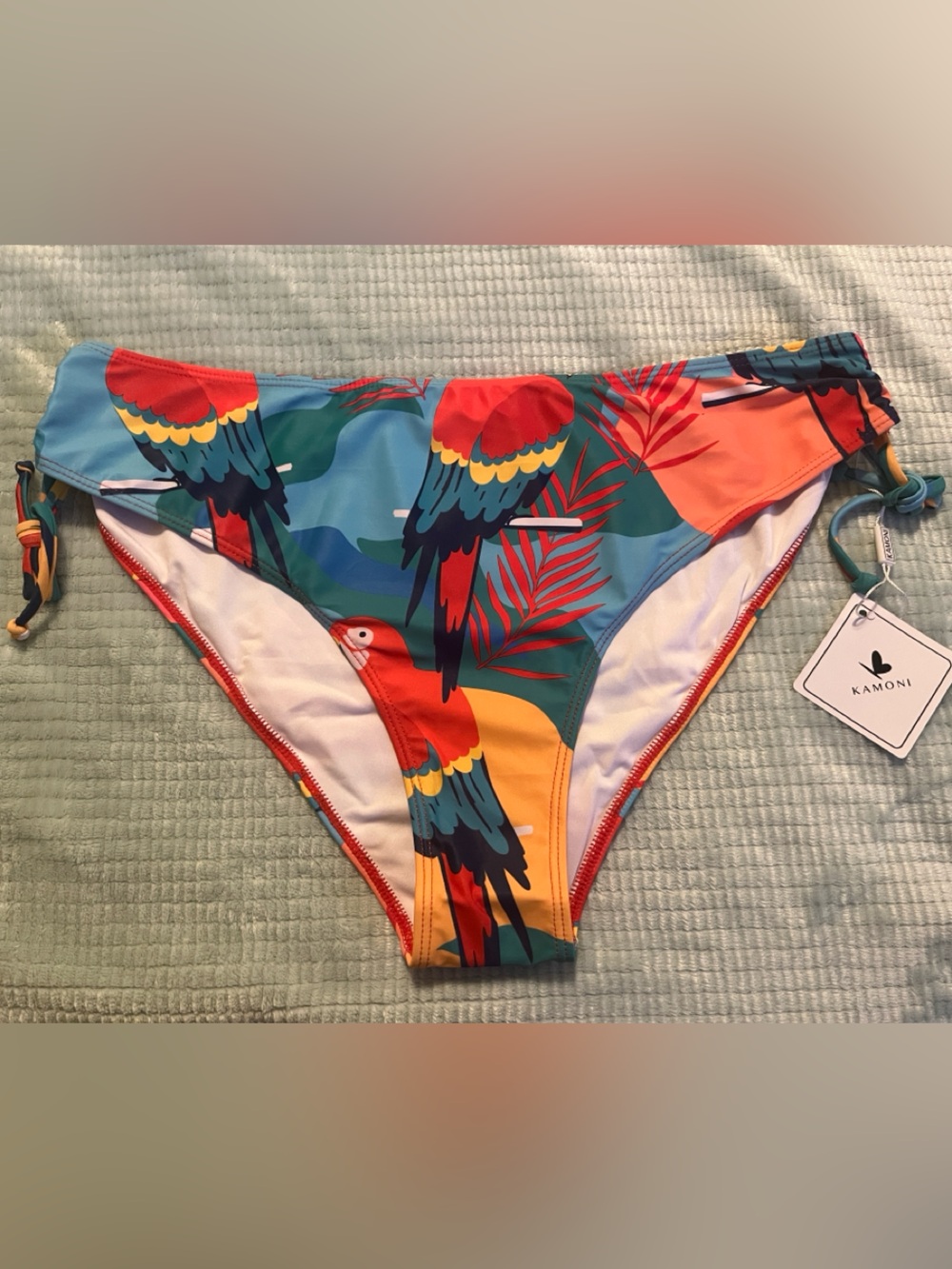 Parrot Print Bikini Bottoms